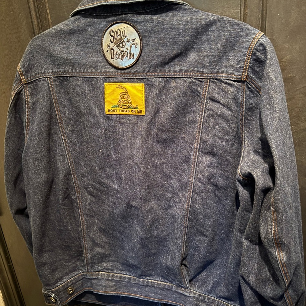 G-Raw Denim Jacket with 2 Patches